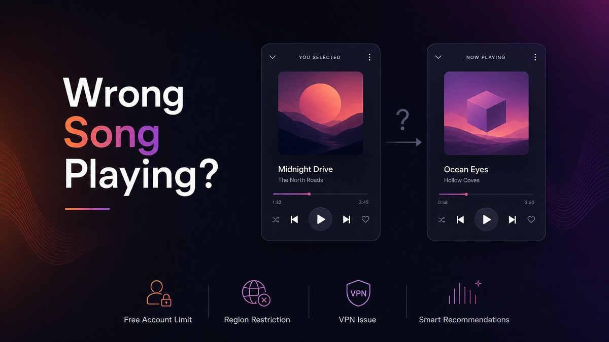 Deezer Android playback issue showing one selected song and another track playing in the queue